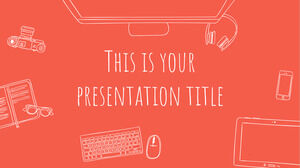 Dek Pitch Kreatif. Templat PowerPoint Gratis & Tema Google Slide