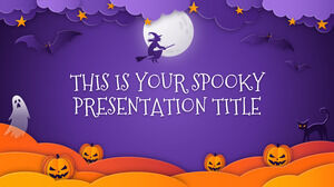 Feliz Halloween. Plantilla gratuita de PowerPoint y tema de Google Slides
