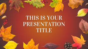 Autumn Leaves. Free PowerPoint Template & Google Slides Theme