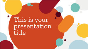 Blobs criativos. Modelo gratuito do PowerPoint e tema do Google Slides