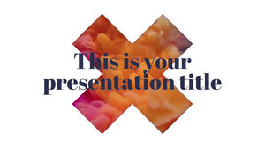 Big X Design. Free PowerPoint Template & Google Slides Theme