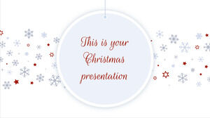 Natal yang elegan. Templat PowerPoint Gratis & Tema Google Slide