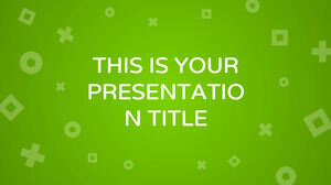 緑の数学。 無料の PowerPoint テンプレートと Google スライドのテーマ