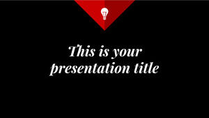 スタイリッシュな三角形。 無料の PowerPoint テンプレートと Google スライドのテーマ