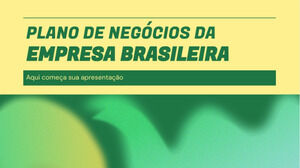 Бизнес-план бразильской корпорации