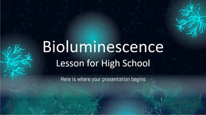 Lezione di bioluminescenza per le scuole superiori