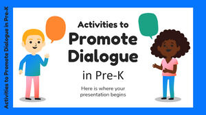 Activități de promovare a dialogului în pre-K