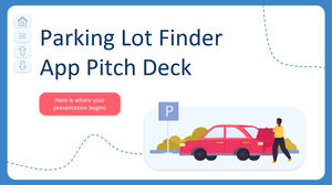 وقوف السيارات مكتشف التطبيق Pitch Deck