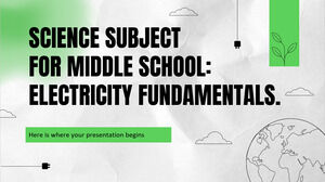 Subiectul de știință pentru gimnaziu: Fundamentele electricității