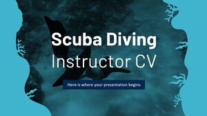 Scuba Diving Instructor CV