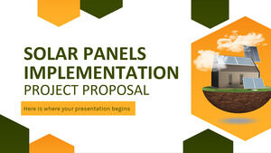 Propozycja projektu wdrożenia paneli słonecznych