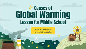 Урок «Причины глобального потепления» для средней школы