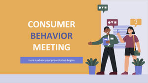 Tüketici Davranışları Toplantısı