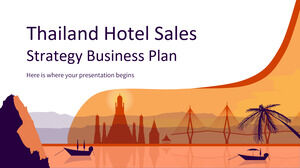 Plan de negocios de estrategia de ventas de hoteles de Tailandia