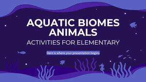 Activités sur les animaux des biomes aquatiques pour le primaire
