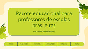 Brasilianisches Schulbildungspaket für Lehrer