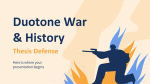 Guerra Duotone e Defesa de Tese de História