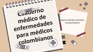 콜롬비아 의사를 위한 질병 의료 수첩