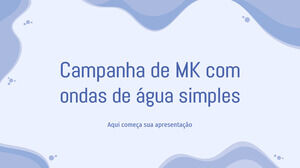 Campagna MK di onde d'acqua semplici