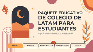 LatAm School Education Pack para estudantes