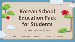 Koreanisches Schulbildungspaket für Schüler