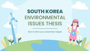 أطروحة القضايا البيئية في كوريا الجنوبية