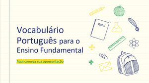 Doodly School Portugheză Vocabular pentru elementare