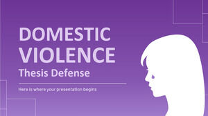 Difesa della tesi sulla violenza domestica