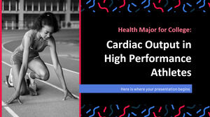 التخصص الصحي للكلية: المخرجات القلبية في الرياضيين ذوي الأداء العالي