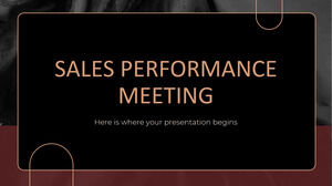 Reunión de rendimiento de ventas