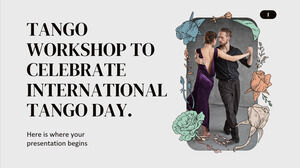 ورشة عمل Tango للاحتفال بيوم Tango الدولي