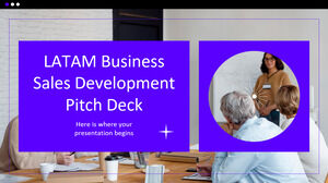 Pitch Deck Pengembangan Penjualan Bisnis LATAM