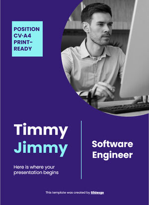 CV d'ingénieur logiciel
