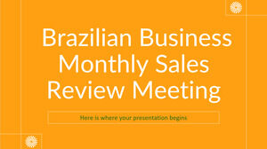 اجتماع مراجعة المبيعات الشهرية للأعمال البرازيلية
