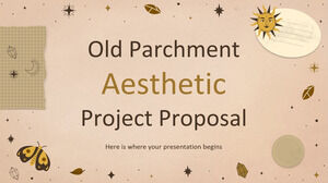 Propunere Proiect Estetic Pergament Vechi