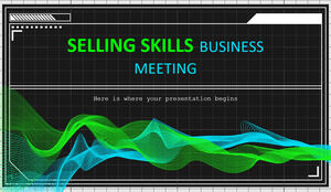 Reunión de negocios de habilidades de venta