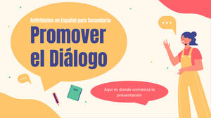 Attività in spagnolo per promuovere il dialogo nelle scuole superiori