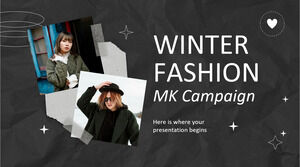 Campagne MK de la mode hivernale