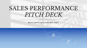 Sales Performance Pitch Deck