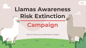 Campaña de Concientización sobre el Riesgo de Extinción de Llamas