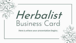 Cartão de Visita Herbalista