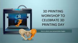 3D Printing Workshop to Celebrate 3D Printing Day
