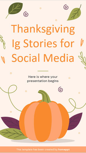 Thanksgiving IG Stories for Social Media
