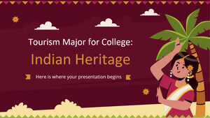 Especialización en turismo para la universidad: Herencia india