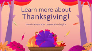 Learn more about Thanksgiving!