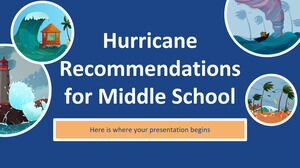Recomendaciones de huracanes para la escuela intermedia