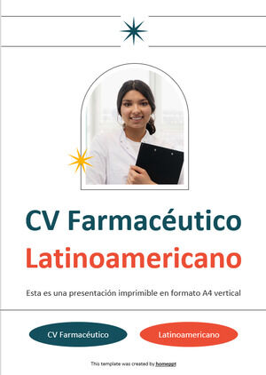 Curriculum Vitae Farmacéutico Latinoamericano