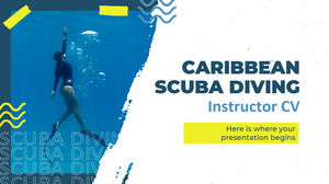 CV di istruttore di immersioni subacquee nei Caraibi