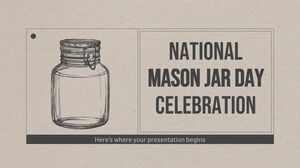 Nationale Feier zum Mason Jar Day