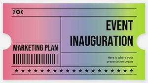 Plan de marketing pentru inaugurarea evenimentului